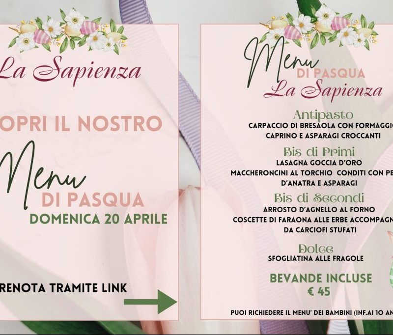 Menu' di Pasqua